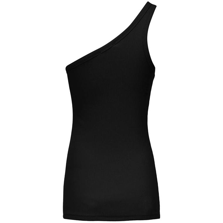 Modström Igor One Shoulder Top, Sort